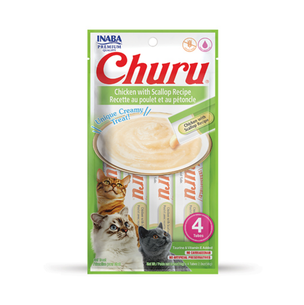 Churu Cat Chicken with Scallop Recipe - Snacks para Gatos