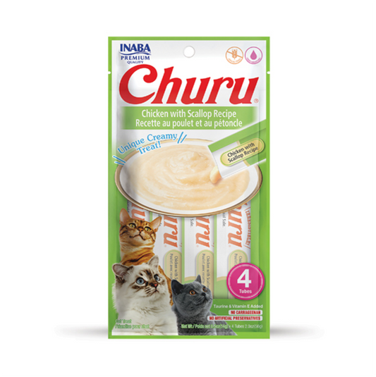 Churu Cat Chicken with Scallop Recipe - Snacks para Gatos