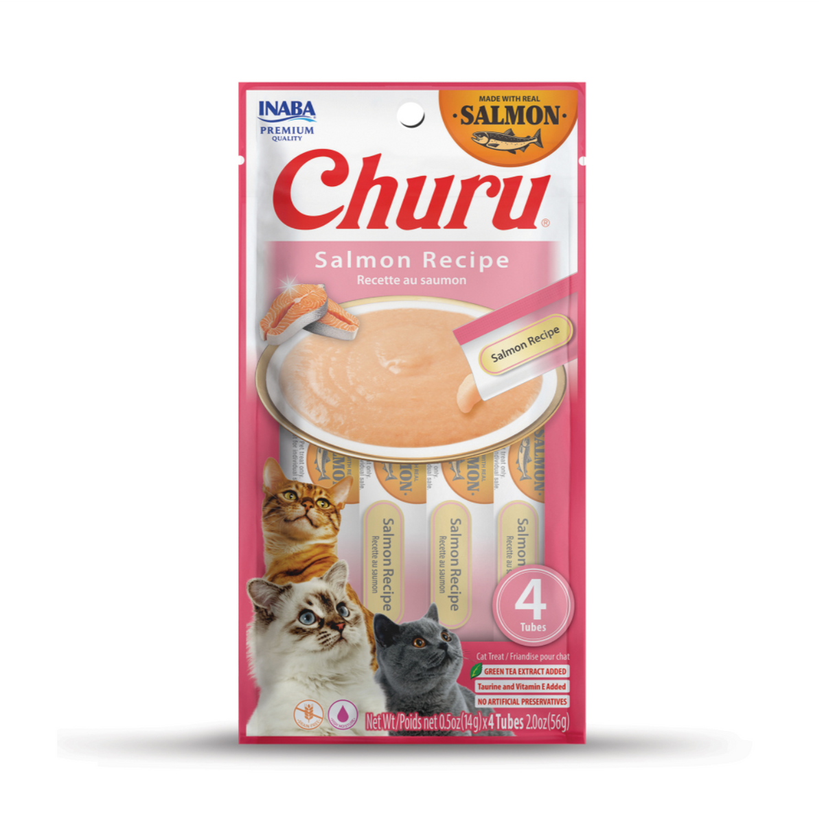 Churu Cat Salmon Recipe (4 Unidades x 56 G)