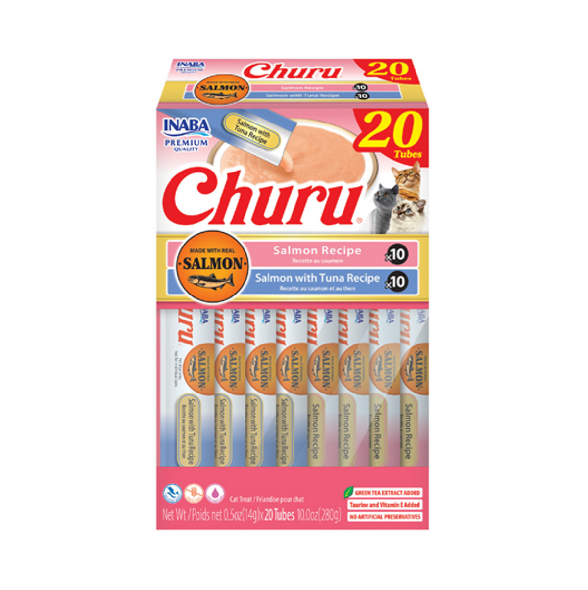 Churu Cat Salmon and Tuna Variety - Snacks para Gatos