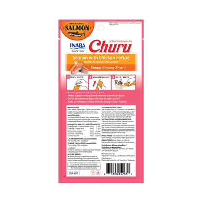 Churu Cat Salmon with Chicken Recipe - Snacks para Gato
