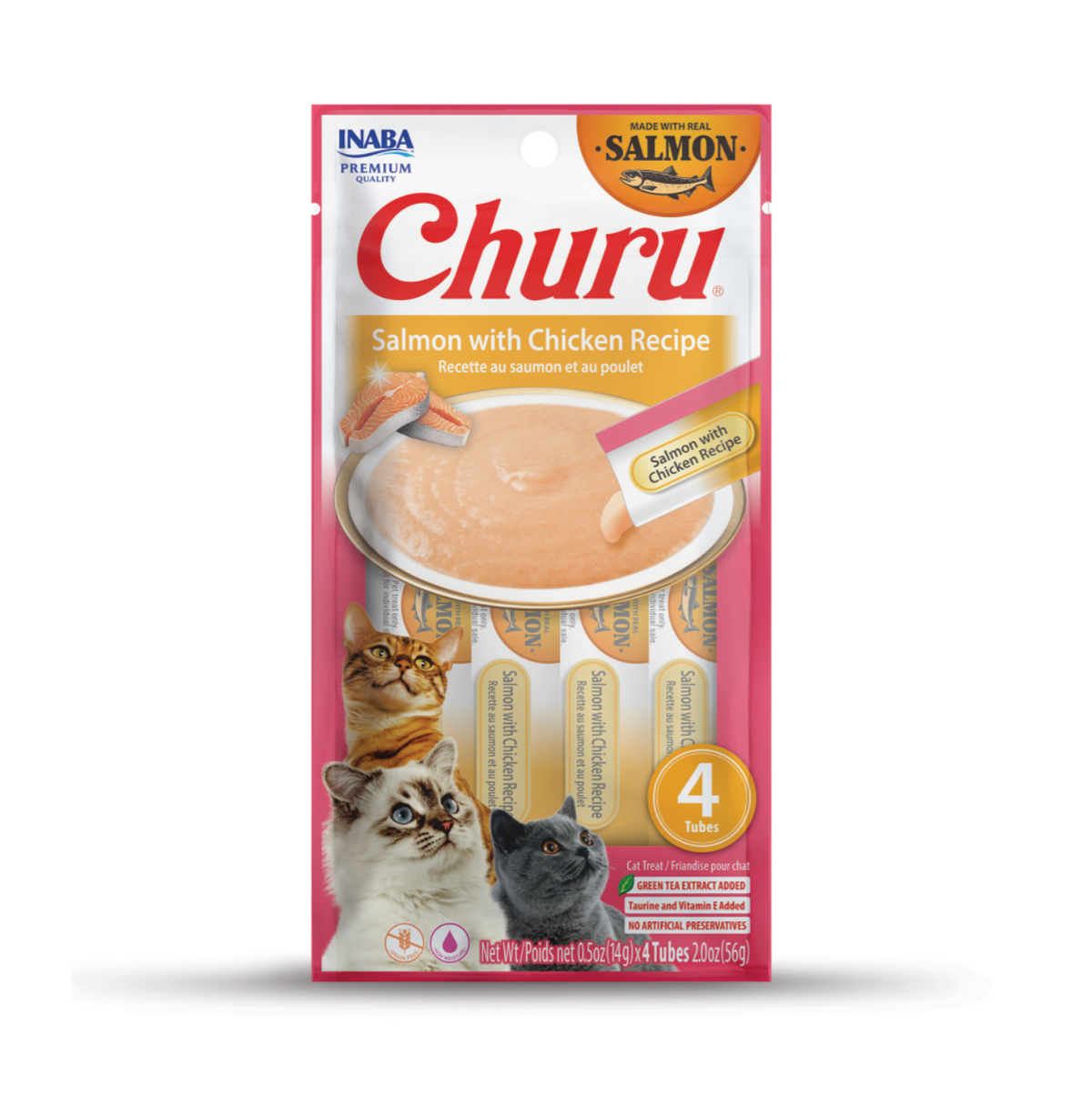 Churu Cat Salmon with Chicken Recipe - Snacks para Gato