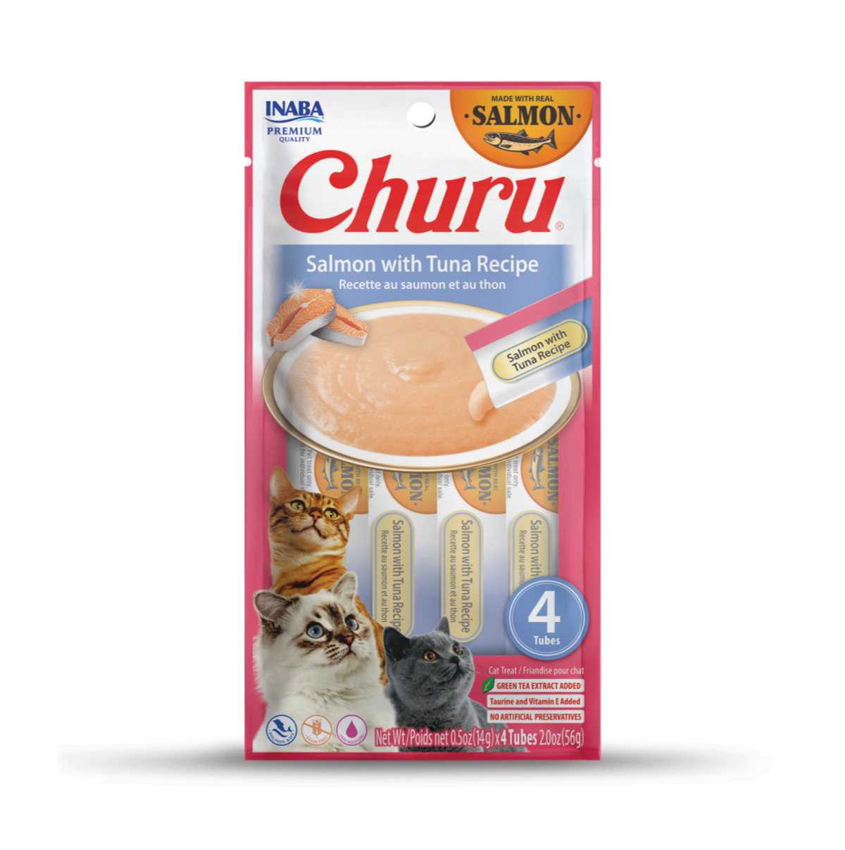 Churu Cat Salmon with Tuna Recipe - Snacks para Gatos