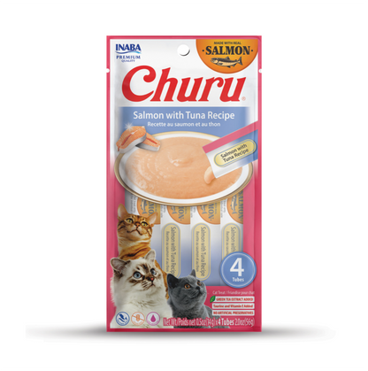 Churu Cat Salmon with Tuna Recipe - Snacks para Gatos