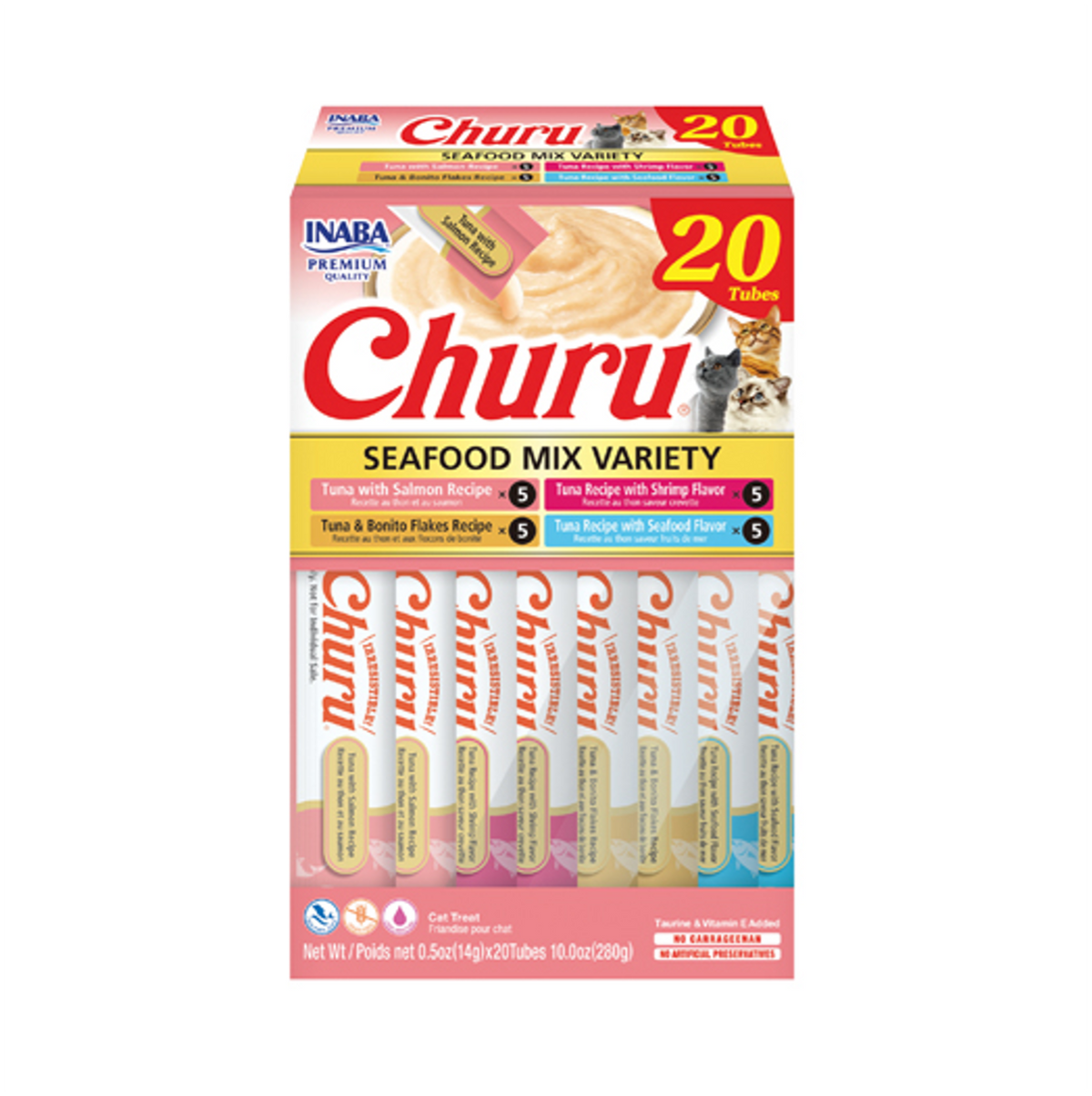 Churu Cat Seafood Variety Box - Snacks para Gatos