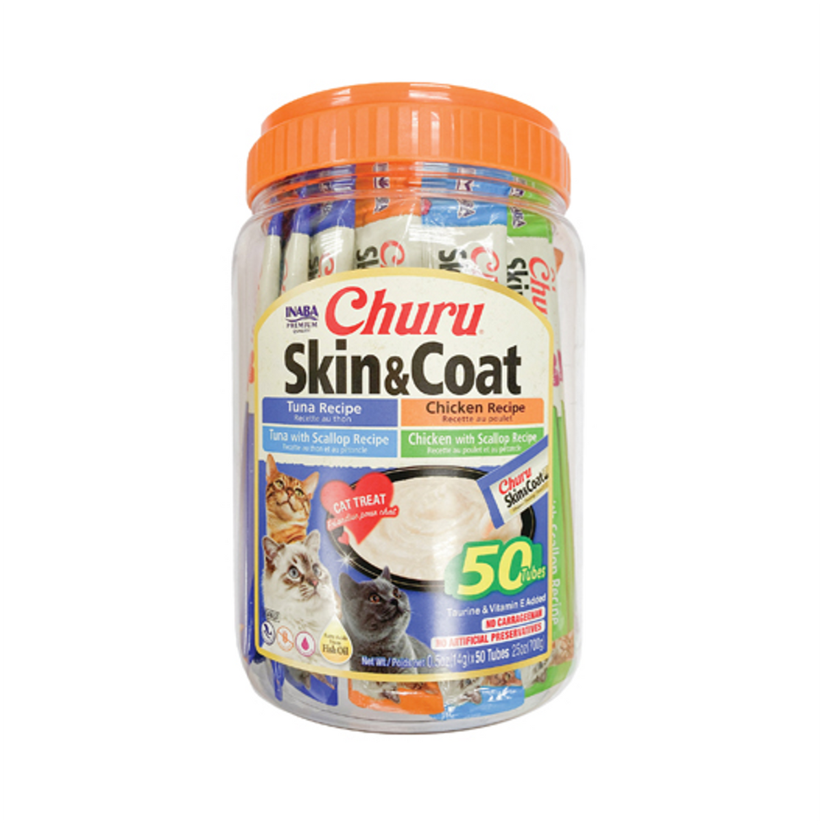 Churu Cat Skin and Coat Variety Bombonera - Snacks para Gatos