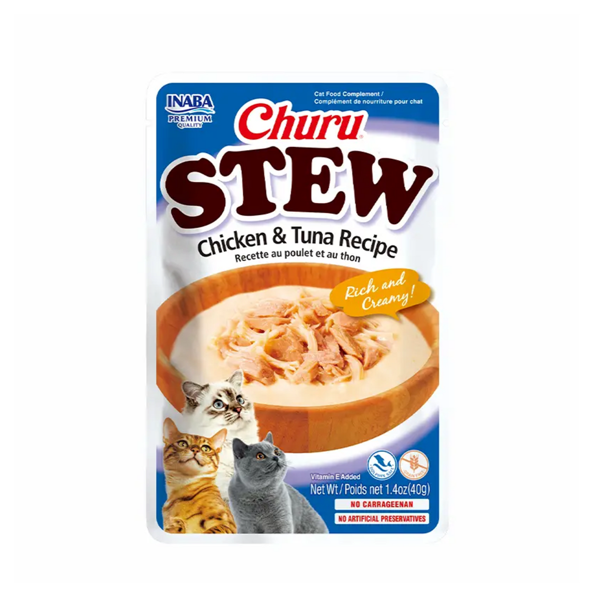 Churu Cat Stew Chicken and Tuna Recipe - Alimento Húmedo para Gatos