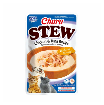 Churu Cat Stew Chicken and Tuna Recipe - Alimento Húmedo para Gatos