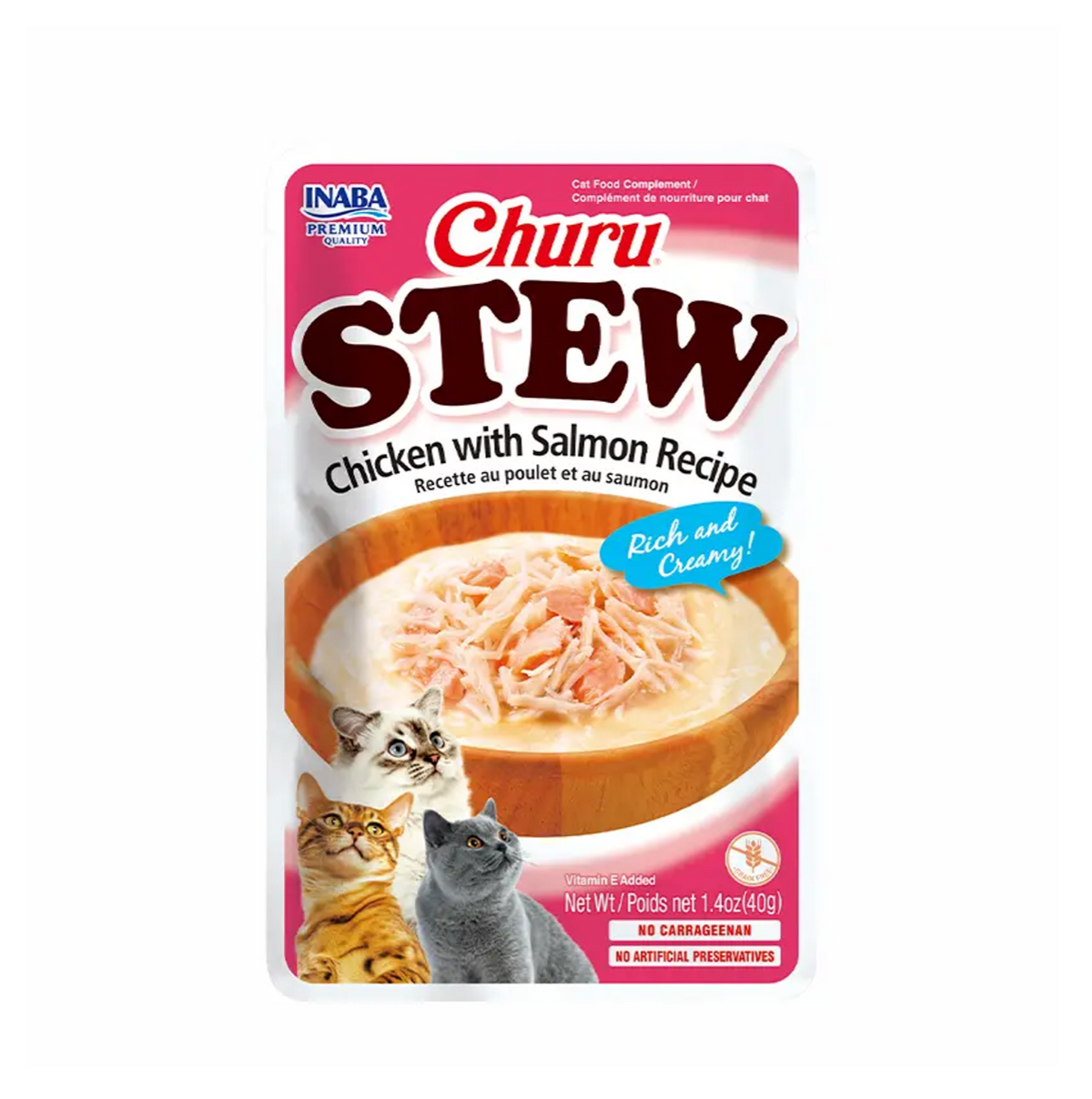 Churu Cat Stew Chicken with Salmon - Alimento Húmedo para Gatos