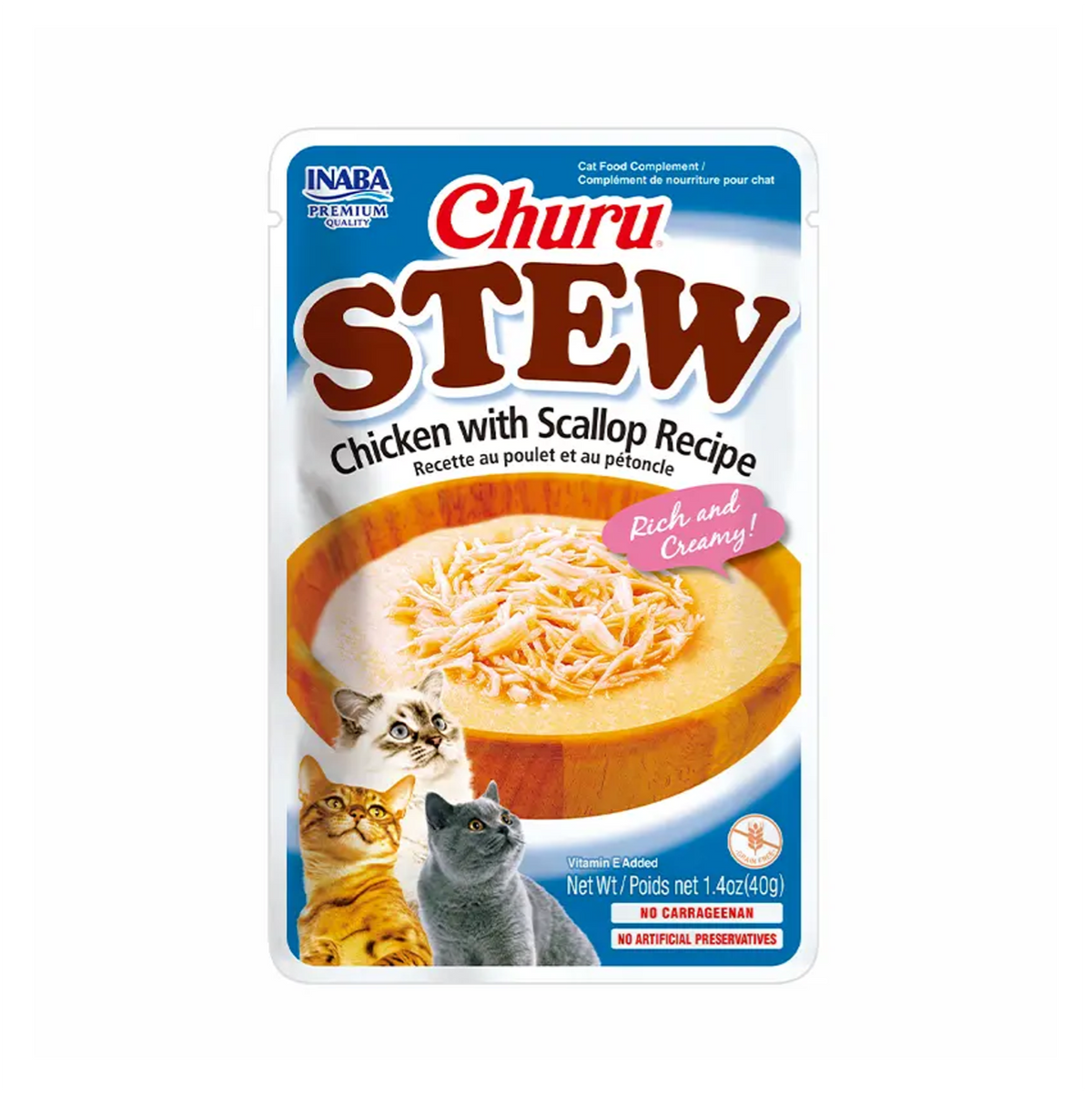Churu Cat Stew Chicken with Salmon - Alimento Húmedo para Gatos