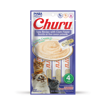 Churu Cat Tuna Recipe with Clam Flavor - Snacks para Gatos