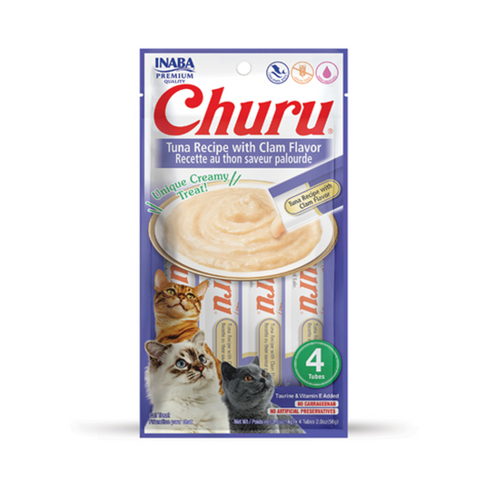 Churu Cat Tuna Recipe with Clam Flavor - Snacks para Gatos