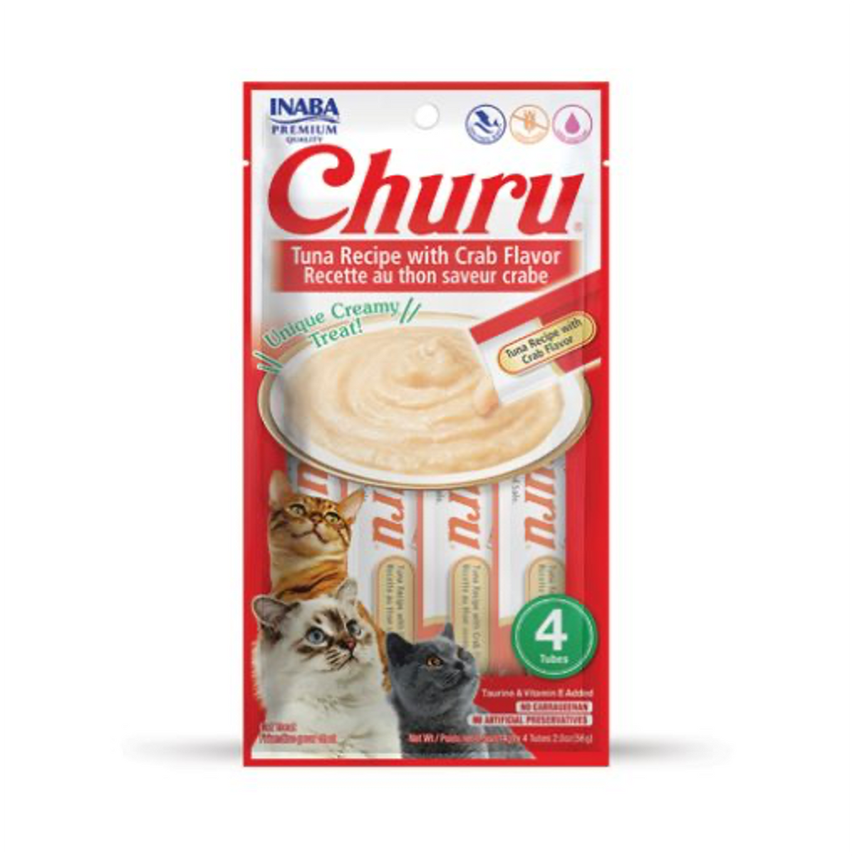 Churu Cat Tuna Recipe with Crab Flavor - Snacks para Gatos