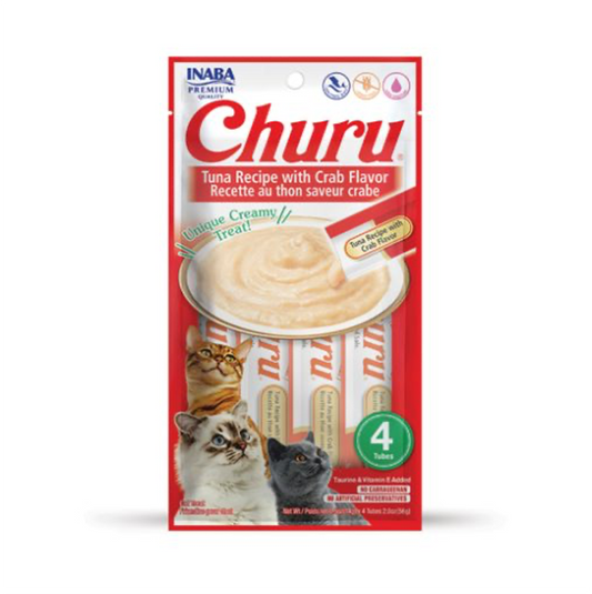 Churu Cat Tuna Recipe with Crab Flavor - Snacks para Gatos