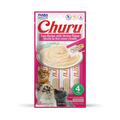 Churu Cat Tuna Recipe with Shrimp Flavor - Snacks para Gatos