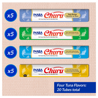 Churu Cat Tuna Variety Box - Snacks para Gatos