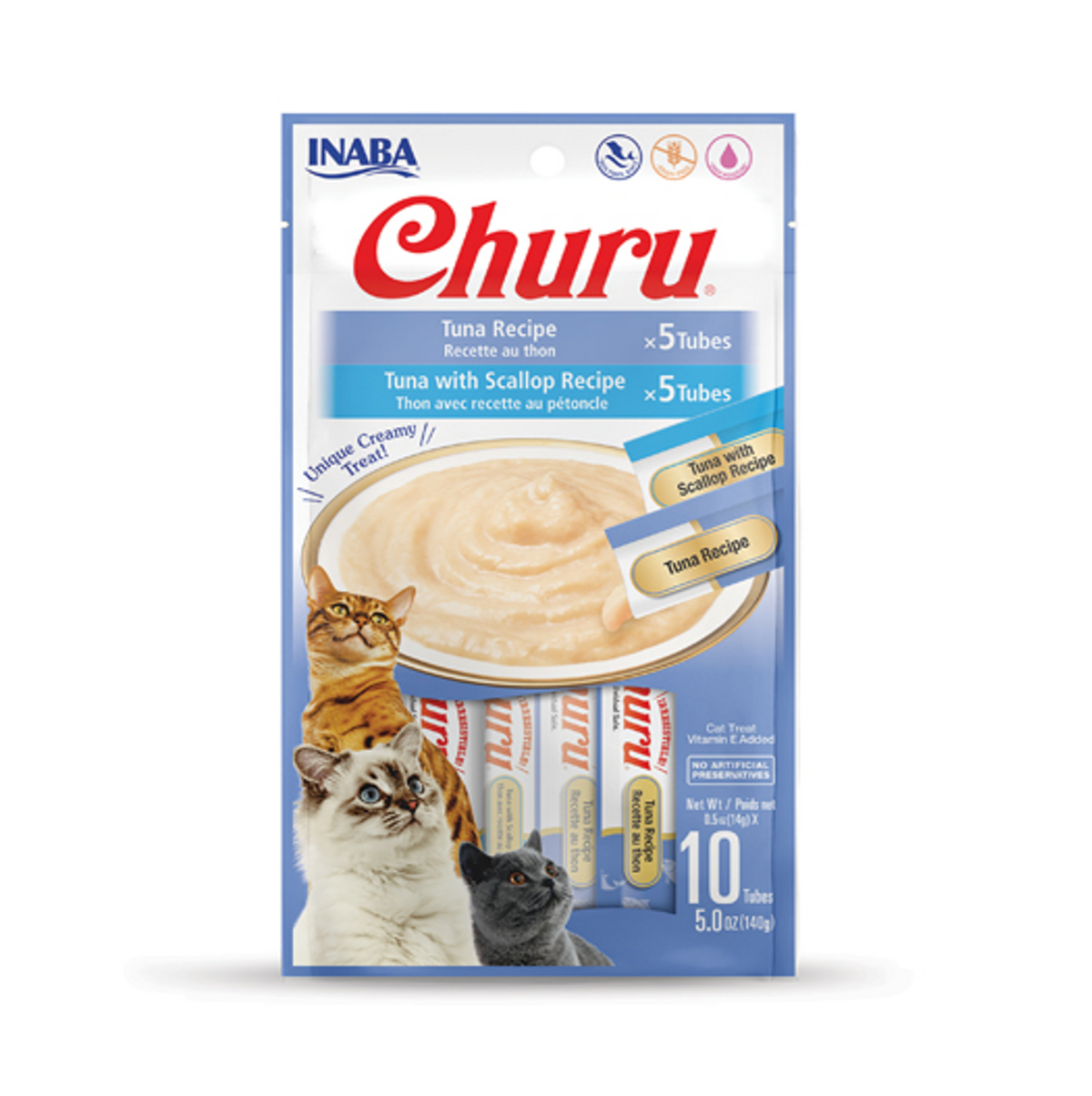 Churu Cat Tuna Variety Pack - Snacks para Gatos