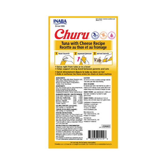 Churu Cat Tuna with Cheese Recipe - Snacks para Gatos
