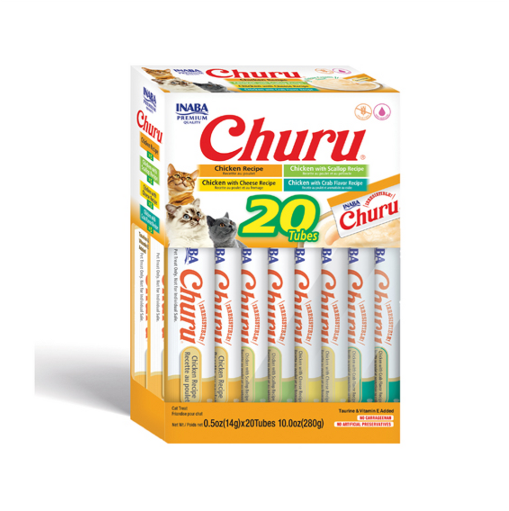 Churu Chicken Variety Box para Gatos - Snacks Líquidos para Gatos