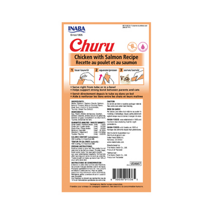 Churu Chicken with Salmon - Snacks para Gatos