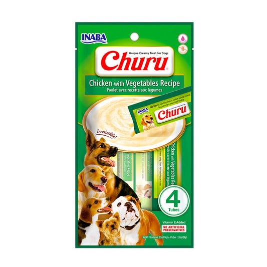 Churu Chicken with Vegetables - Snacks para Perros