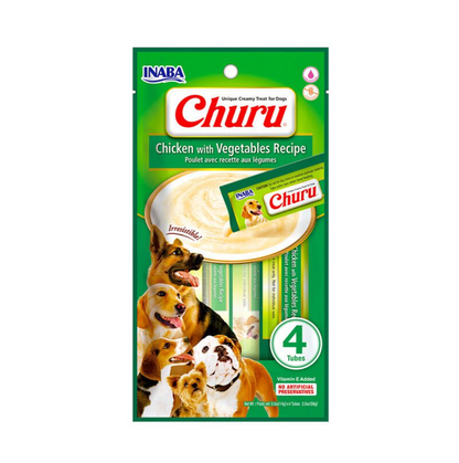Churu Chicken with Vegetables - Snacks para Perros