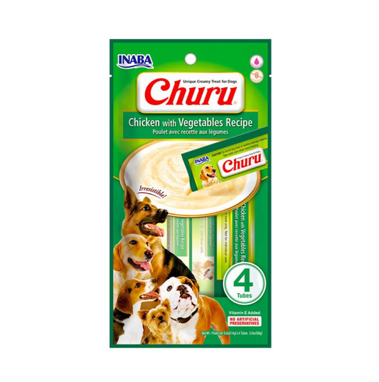 Churu Chicken with Vegetables - Snacks para Perros