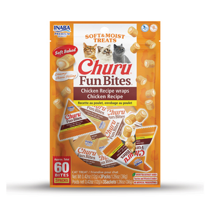 Churu Fun Bites Cat Chicken Recipe - Snacks para Gatos