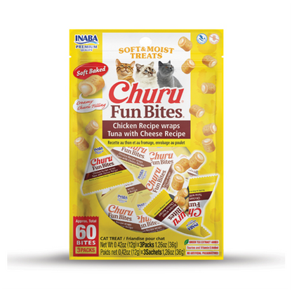 Churu Fun Bites Cat Tuna with Cheese Recipe - Snacks para Gatos