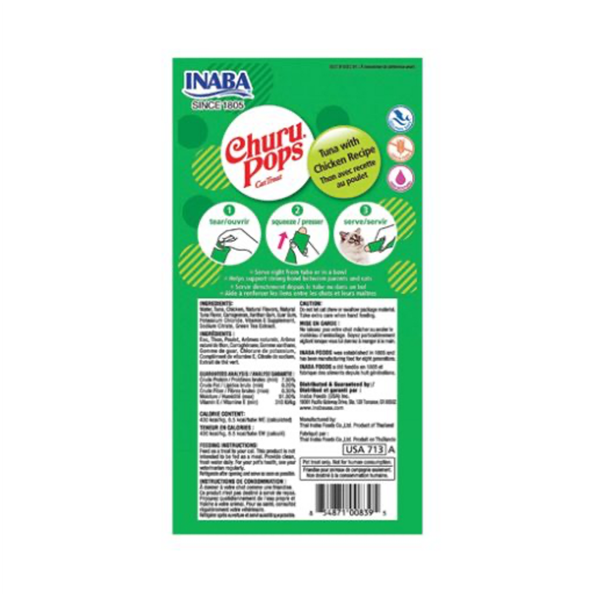 Churu Pops Cat Tuna with Chicken Recipe - Snacks para Gatos