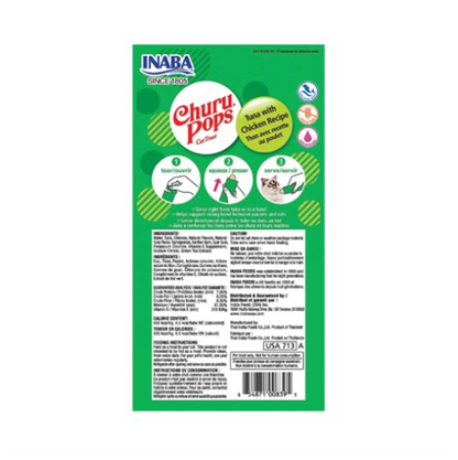 Churu Pops Cat Tuna with Chicken Recipe - Snacks para Gatos