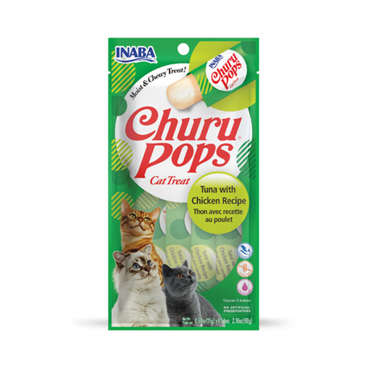 Churu Pops Cat Tuna with Chicken Recipe - Snacks para Gatos