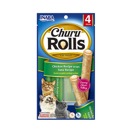 Churu Rolls Chicken Recipe Wraps Tuna Recipe -Snacks para Gatos