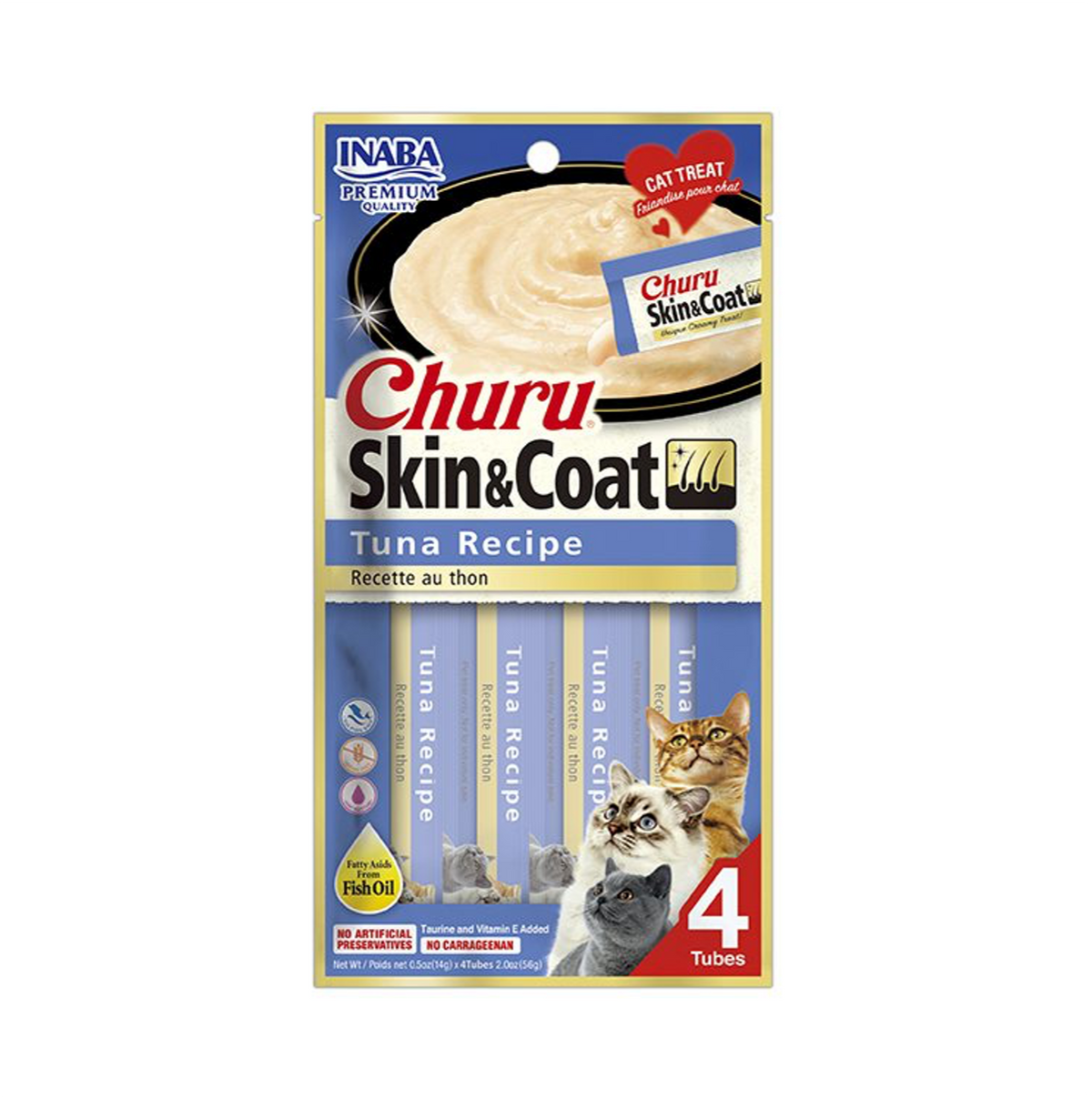 Churu Skin and Coat Tuna Recipe - Snacks para Gatos