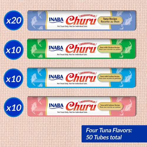 Churu Cat Tuna Variety Bombonera - Snacks para Gatos