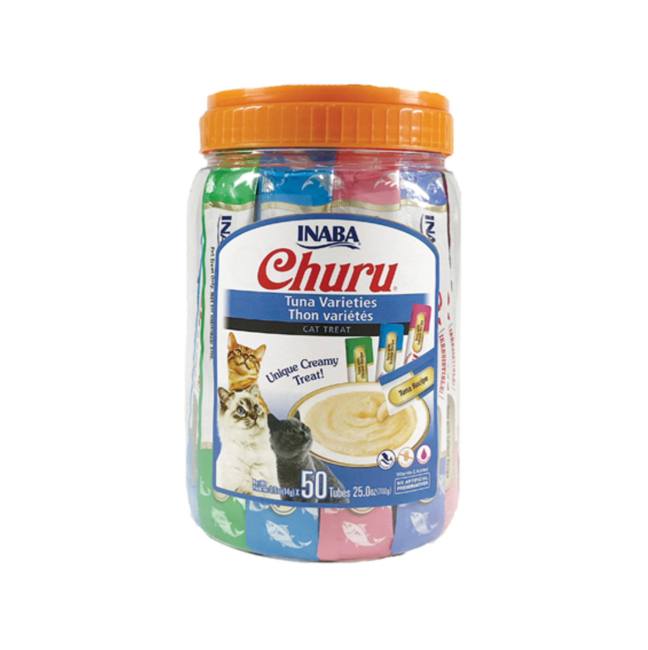Churu Tuna Variety Bombonera - Snacks Líquidos para Gatos