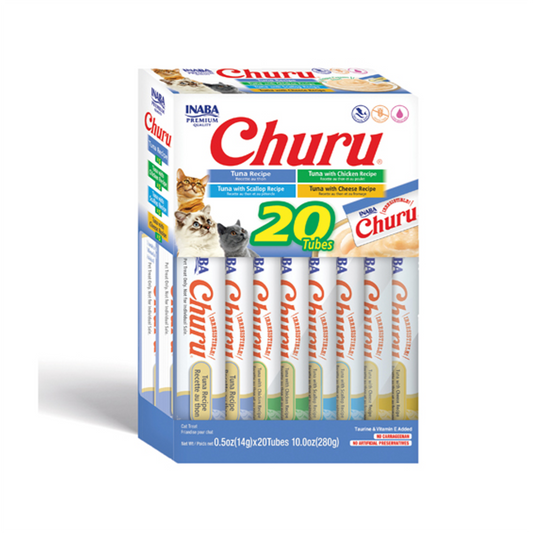 Churu Tuna Variety Box para Gatos - Snacks Líquidos para Gatos