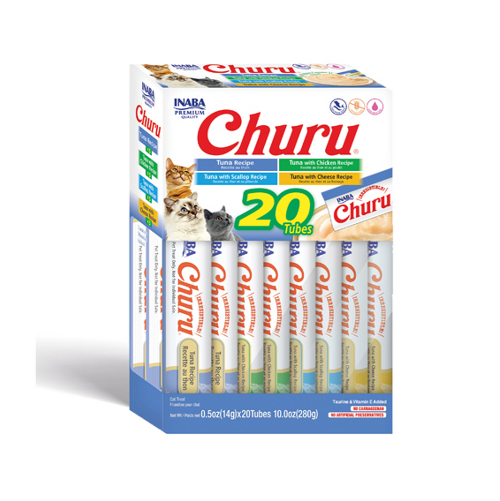 Churu Tuna Variety Box para Gatos - Snacks Líquidos para Gatos