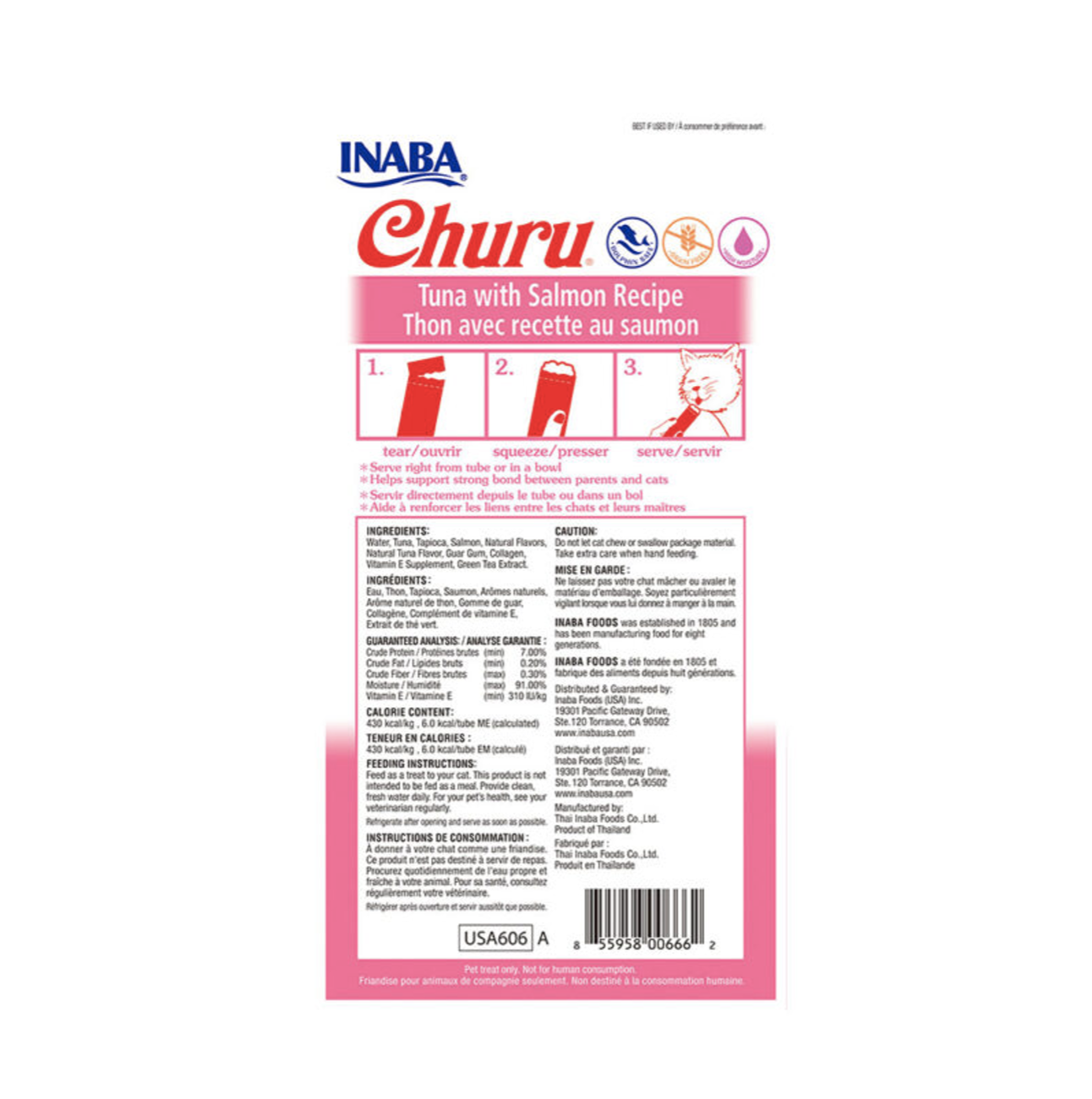 Churu Tuna with Salmon - Snacks para Gatos
