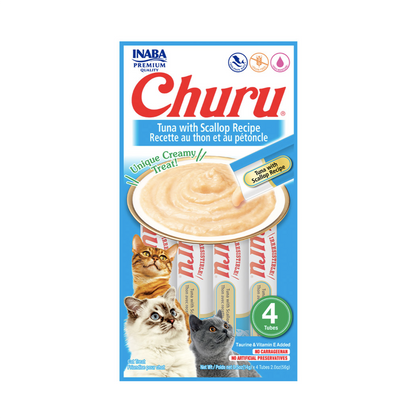 Churu Atún y Scallop - Snacks para Gatos