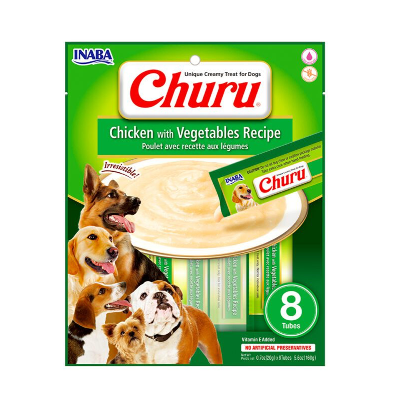 Churu Chicken with Vegetables - Snacks para Perros