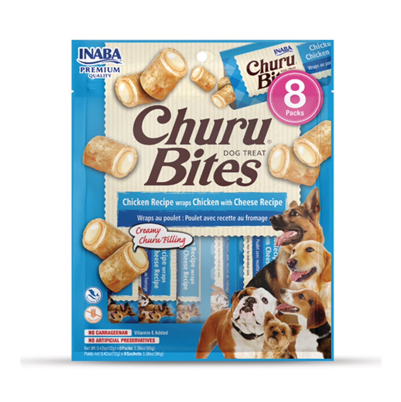 Churu Bites Chicken with Cheese para Perros - Snacks para Perros