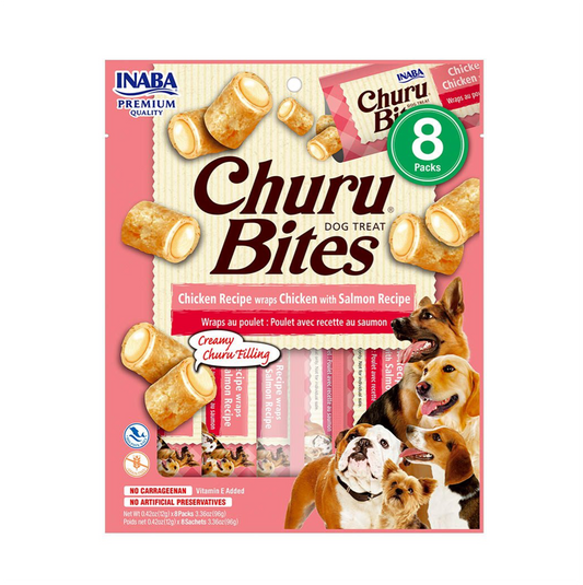 Churu Bites Chicken with Salmon para Perros - Snacks para Perros