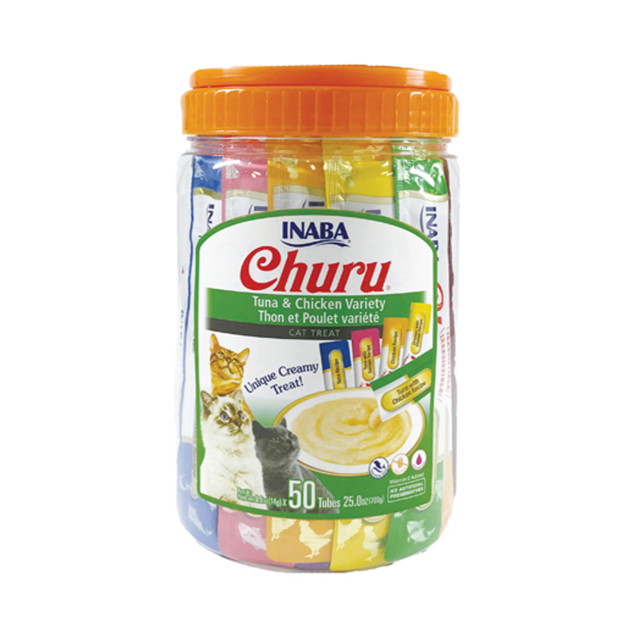 Churu Tuna and Chicken Variety Bombonera - Snacks para Gatos