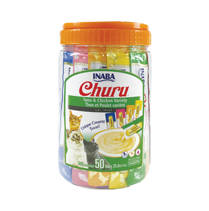 Churu Tuna and Chicken Variety Bombonera - Snacks para Gatos