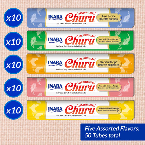 Churu Tuna and Chicken Variety Bombonera - Snacks para Gatos