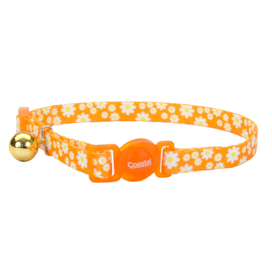 Coastal Fashion Collar Daisy Naranja - Collares para Gatos