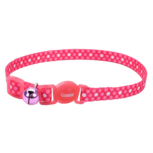 Coastal Fashion Collar Pink Dots - Collares para Gatos