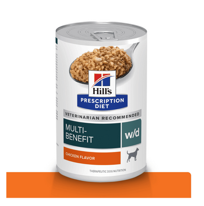 Hills Prescription Diet w/d Lata - Alimento Húmedo para Perros