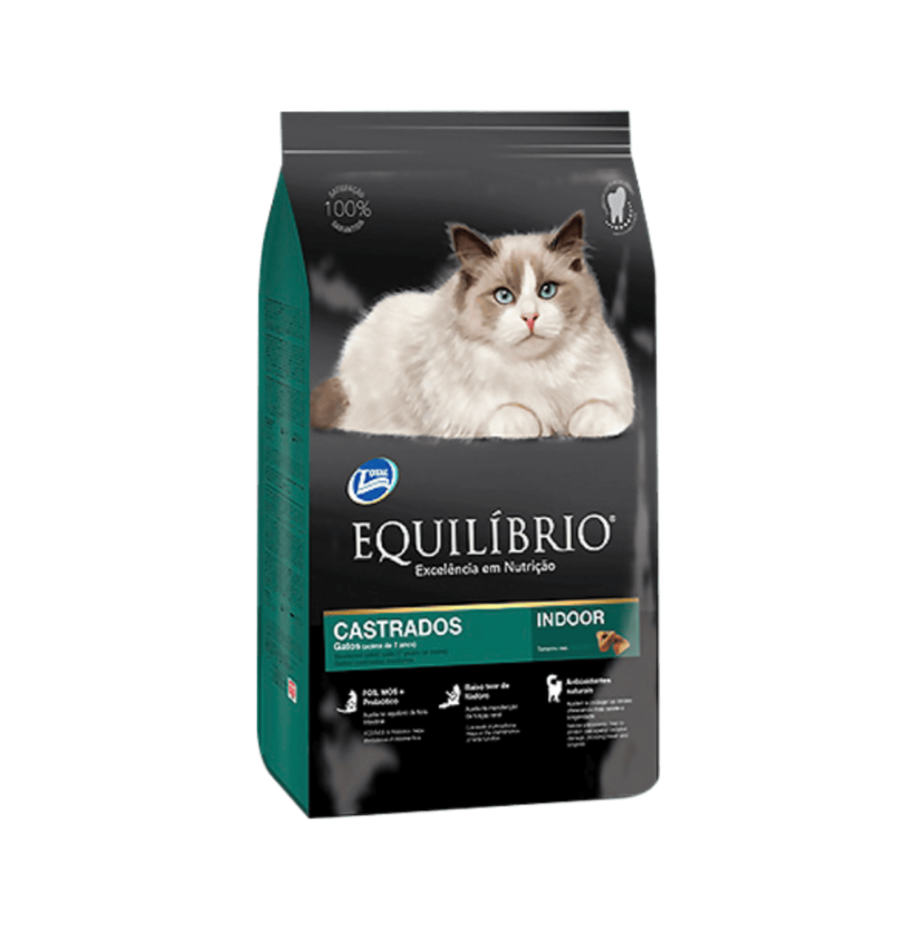 Equilíbrio Adultos 7+ Gatos Castrados - Alimento para Gatos